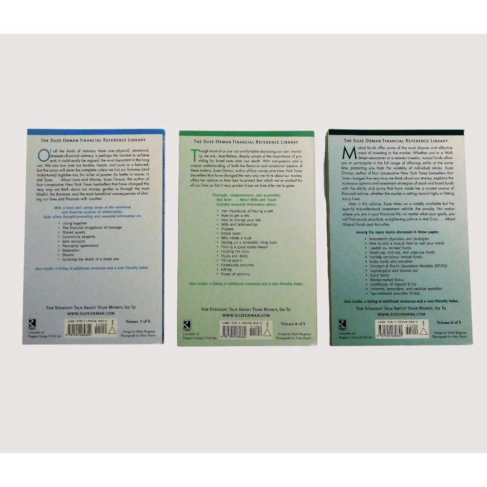 Suze Orman Financial Reference Library 9 Volume Set Boxed Trade PB - Picture 10 of 11